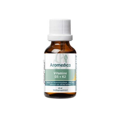 Aromedica Vitamine D3 K2 druppels Foto van Aromedica Vitamine D3 K2 druppels