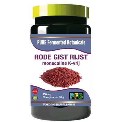SNP Rode gist rijst monacoline k-vrij puur 60 vcaps - Rode gist rijst