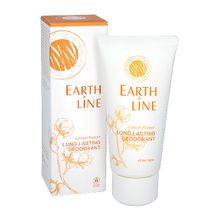 Foto van Earth-Line Long lasting deodorant cotton flower