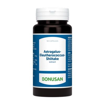 Bonusan Astragalus eleuterhococcus-shiitake extract 90ca - Mycotherapie Paddestoelen