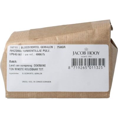 Jacob Hooy Bloedwortel gemalen 250 gram - Kruiden