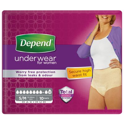 Depend Pants Voor Vrouw Maximum S/M
