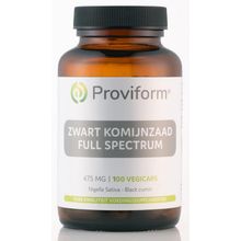 Foto van Proviform Zwart komijnzaad FS 472mg (black cumin)