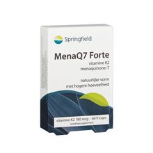 Foto van Springfield MenaQ7 Forte vitamine K2 180 mcg
