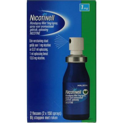 Foto van Nicotinell Mondspray 1mg