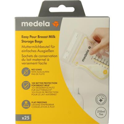 Medela Moedermelkbewaarzakjes 180ml 25 stuks - Borstvoeding en kolfbenodigdheden