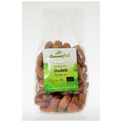 Bountiful Dadels zonder pit bio 500 gram - Overig reform/levensmiddelen