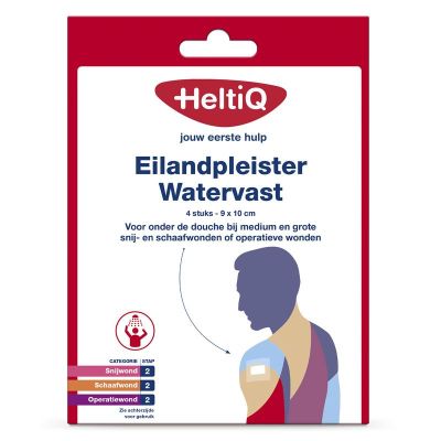 Heltiq Eilandpleister watervast 9 x 10 cm