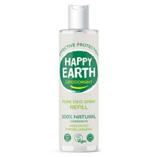 Foto van Happy Earth Pure deodorant spray unscented refill
