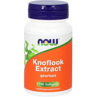 NOW Knoflook extract 100 softgels - Fytotherapie