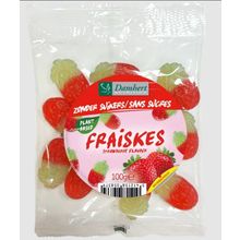 Foto van Damhert Fraiskes strawberry zonder suikers
