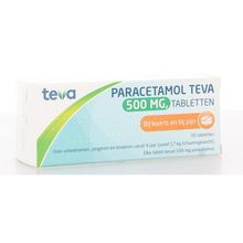 Foto van Teva Paracetamol 500 milligram