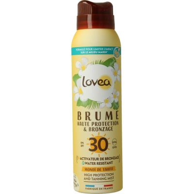 Lovea High protection & tanning mist SPF30 Foto van Lovea High protection & tanning mist SPF30