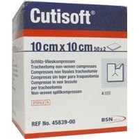 Cutisoft Cotton Split steriel 10 x 10 cm 16 laags 72177-02