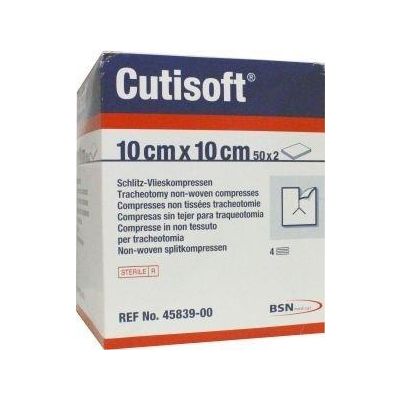 Cutisoft Cotton Split steriel 10 x 10 cm 16 laags 72177-02