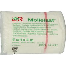 Foto van Mollelast Elastisch hydrofiel windsel 4 m x 6 cm