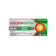 Foto van Nurofen Fastine liquid caps 200 mg