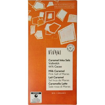 Chocolade caramel inca salz 80 gram - Snoep en chocola