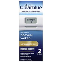 Clearblue wekenindicator - 2 stuks Foto van Clearblue wekenindicator - 2 stuks