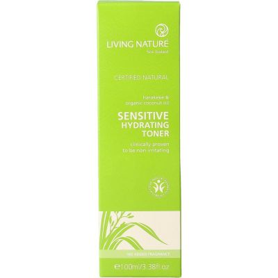 Living Nature Hydraterende tonic gel gevoelige huid