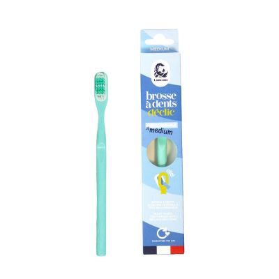 Lamazuna Toothbrush medium water green Lamazuna Toothbrush medium water green 1 stuk - Tandenborstel