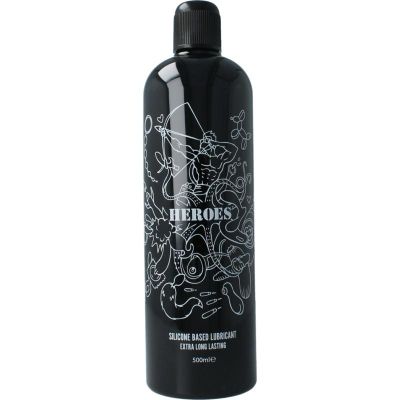 Heroes Glijmiddel siliconen 500 Milliliter - Erotiek