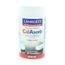 Foto van Lamberts Calasorb (calcium citraat) & Vitamine D3