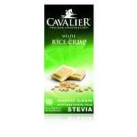 Cavalier Chocolade white rice crisp gezoet met stevia