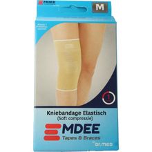 Foto van Emdee Elastic support knie maat M huidskleur