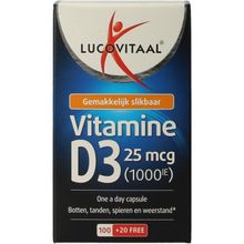 Foto van Lucovitaal Vitamine D3 25 mcg
