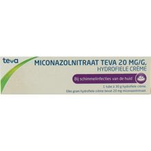 Foto van Miconazolnitraat creme