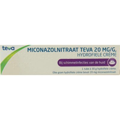 Foto van Pharmachemie Miconazolnitraat creme