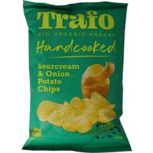 Foto van Trafo Chips handcooked sour cream & onion