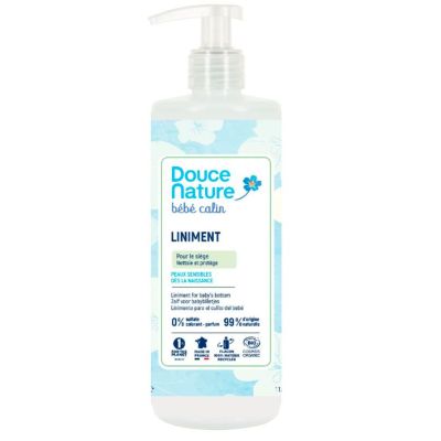 Foto van Douche Nature Baby liniment luierwisselcreme bio
