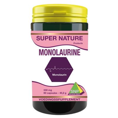 SNP Monolaurine 550 mg 60 capsules - Overige vitaminen/mineralen