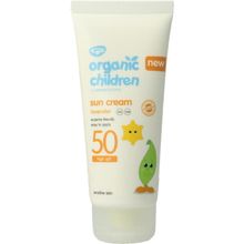 Foto van Green People Organic children sun cream lavender SPF50