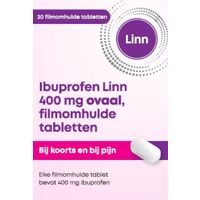 Linn Pharma Ibuprofen 400mg wit tablet