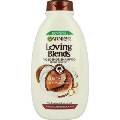 Garnier Shampoo kokosmelk Garnier Shampoo kokosmelk 300 Milliliter - Shampoo