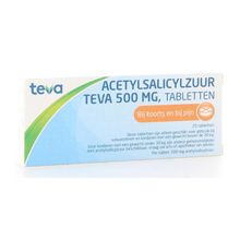 Foto van Acetylsalicylzuur 500 mg
