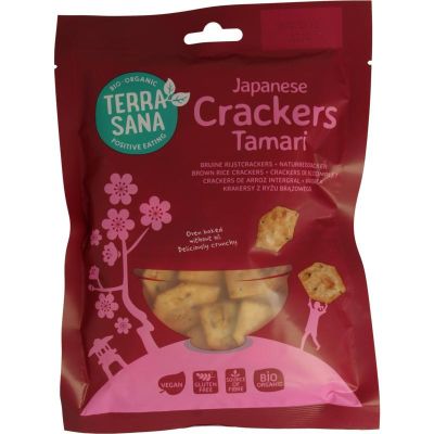 Terrasana Japanse bruine rijscrackers eko Terrasana Japanse bruine rijscrackers eko 60 gram - Crackers