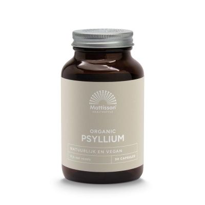 Foto van Mattisson Psyllium Husk 750 mg biologisch