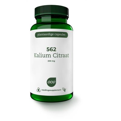 AOV 562 Kalium citraat 200 mg 90 vegicaps - Mineralen enkel