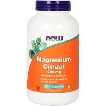 Foto van NOW Magnesium citraat 200 mg