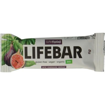 Lifefood Lifebar energiereep vijg raw en bio