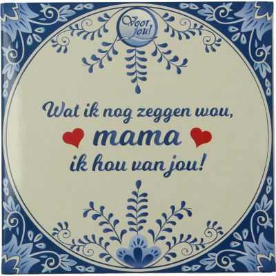Voor Jou! Tablet mam hou van jou 90 gram - Snoepgoed