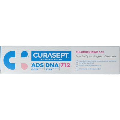 Curasept ADS DNA 712 CHX 0,12% gel-tandpasta 75 milliliter - Tandpasta