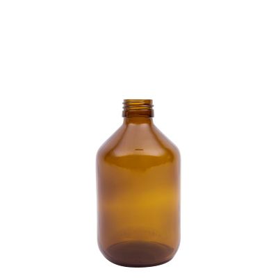 Medicijnfles ongedopt bruin 300 ml 12 stuks - 