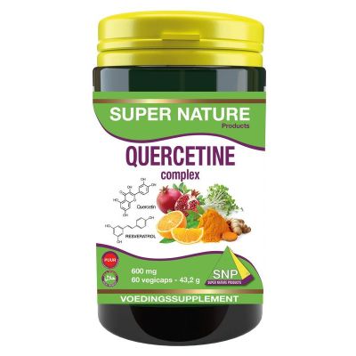 SNP Quercetine complex 600 mg puur SNP Quercetine complex 600 mg puur 60 Vegetarische capsules - Overige vitaminen/mineralen