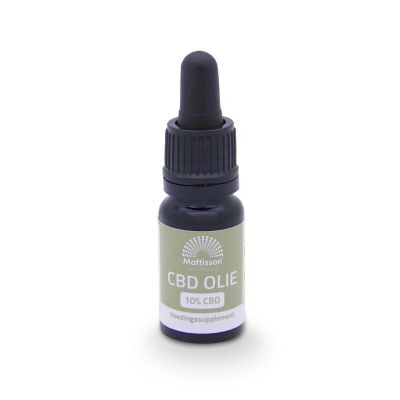 Mattisson CBD Olie 10% 10 ml - Overige vitaminen/mineralen