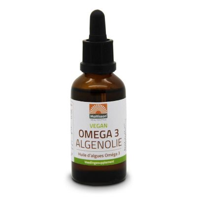 Mattisson Vegan omega 3 algenolie druppels